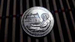 25 центов США 2017г., Фредерик Дуглас, округ Колумбия (UNC)