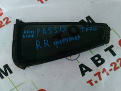 Уплотнитель стекла двери. Toyota Passo, KGC10 Двигатель 1KRFE