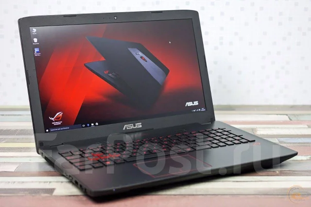 Asus ROG. 15.6", ��� 8 ��, ���� 2 000���, WiFi: 1, Bluetooth: 1, ����������� �� 6��. ��� ����� �� ������� ����