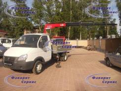 ГАЗ 3302. Новый бортовой ГАЗ-3302 с краном-манипулятором, 2т, Fassi (Италия), 2 200 куб. см., 2 000 кг.