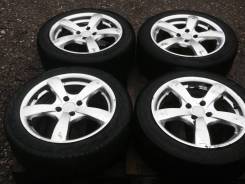 Бюджетный комплект колес R16 4*100 на шинах 195/55. 7.0x55 4x100.00 ET40 ЦО 72,0 мм.