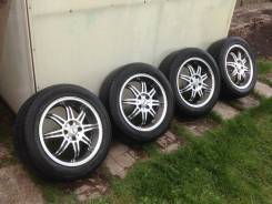 Литье R16 4x100 Yokohama 205/55 лето. 7.0x16 4x100.00 ET48 ЦО 72,0 мм.