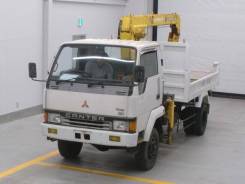Mitsubishi Fuso Canter. Мостовой Самосвал с Краном ! Mitsubishi Canter, 4 200 куб. см., 3 000 кг., 4x4. Под заказ