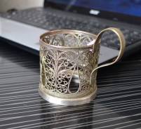 Подстаканник Мельхиор Скань Обмен!. Оригинал