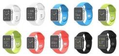 Цветные ремешки для Apple Watch Sport RG 38мм от магазина iStudio