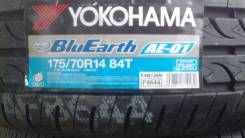 Yokohama BluEarth AE-01. Летние, 2016 год, без износа, 2 шт