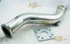 Даун-пайп AJS для установки турбины Т3Т4 под сток-коллектор JZX100. Toyota Cresta, JZX100 Toyota Mark II, JZX100 Toyota Chaser, JZX100