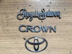 Эмблема багажника. Toyota Crown, JZS179, JZS155, JZS151, JZS173, GS171, GS171W, JZS171, JZS175W, JZS171W, JZS173W