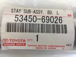 Амортизатор капота. Toyota Land Cruiser, HDJ101, FZJ100, FZJ105, HDJ100, HZJ105, UZJ100 Двигатели: 1HZ, 1HDT, 1FZFE, 2UZFE, 1HDFTE