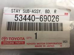 Амортизатор капота. Toyota Land Cruiser, HDJ101, FZJ100, FZJ105, HZJ105, HDJ100, UZJ100 Двигатели: 1HZ, 1HDT, 1FZFE, 2UZFE, 1HDFTE