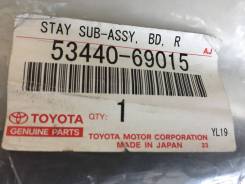 Амортизатор капота. Toyota Land Cruiser, FJ80, FZJ80, HZJ80, HZJ81, HDJ80, HDJ81 Двигатели: 1HZ, 1HDT, 3FE, 1FZFE, 1HDFT, 3F, 1FZF