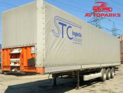 Krone SD. Бортовой тентованный полуприцеп , 34 150 кг.