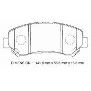 Колодки тормозные дисковые AVANTECH AV654