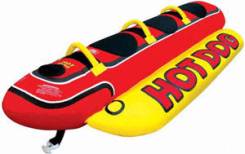 Надувной "банан" HOT DOG 3, трёхместный. Под заказ