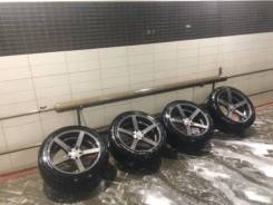 Колеса Vossen R19 + резина Hankook 255/45. 9.5x19 5x114.30 ET38 ЦО 74,1 мм.