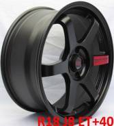 RAYS VOLK RACING TE37. 8.0x18, 5x100.00, ET40, ЦО 73,1 мм.