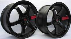 RAYS VOLK RACING TE37. 8.0/9.0x18, 5x100.00, ET40/35, ЦО 73,1 мм.