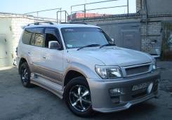 Накладка на фару. Toyota Land Cruiser Prado, LJ95, VZJ95W, VZJ90W, VZJ90, KZJ90, KDJ95W, KDJ90W, KZJ95, LJ90, RZJ90, KZJ90W, RZJ95W, RZJ90W, RZJ95, VZ...