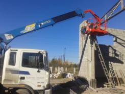 Hyundai HD120. Манипулятор хундай HD 120 Обмен, 6 606 куб. см., 3 000 кг., 14 м.