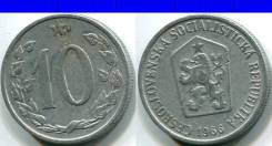 10 геллеров 1966 Чехословакия