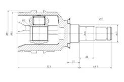 ШРУС внутренний Camry|Vista SV32,33 Panda Parts PP-43040-20020 4304020020