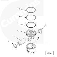 Поршень. Ford Transit, FY, GY Ford Fiesta Двигатели: SNJA, SNJB. Под заказ