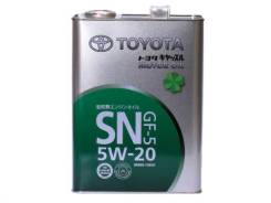 Toyota. Вязкость 5W-20, гидрокрекинговое