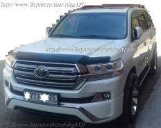 Дефлектор капота. Toyota Land Cruiser