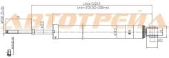 Амортизатор задний NISSAN MARCH/MICRA/CUBE 92-02 RH=LH SAT ST-56210-41B25