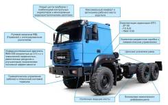 Урал 44202. Седельный тягач -3511-82М, 6 650 куб. см., 12 000 кг.