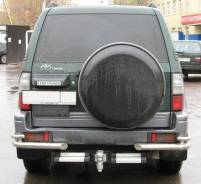 Защита бампера. Toyota Land Cruiser Prado