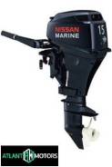 Nissan Marine. 15,00 л.с., 2-тактный, бензиновый, нога S (381 мм), Год: 2016 год