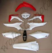 Комплект пластика Polisport HONDA CRF250X 14/CRF450X 13-16 Красно-белый 90566