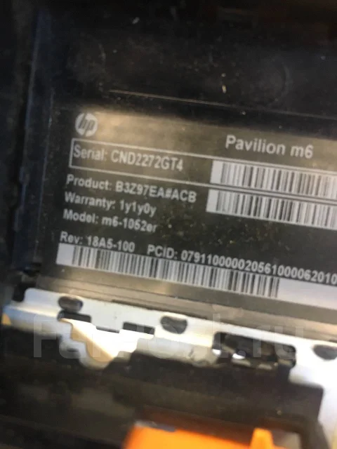 HP Pavilion m6-1052er. WiFi: 1, Bluetooth: 1 ����