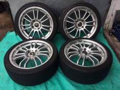 Японские PIAA FR-7 MonoBlock + 215/40R17 Б/П по РФ отл сост! из Японии. 7.5x17 4x114.30 ET48 ЦО 73,0 мм.