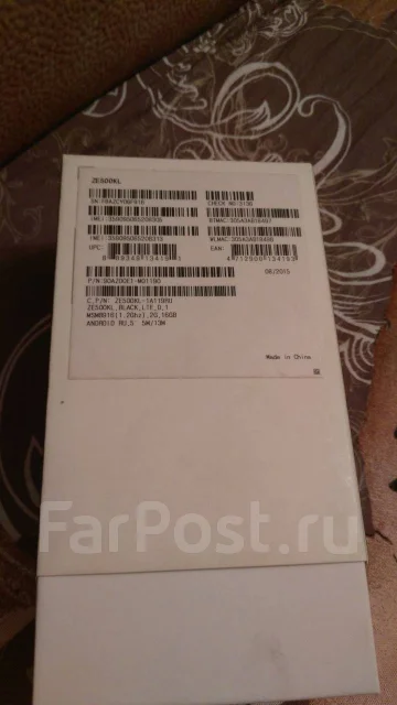 Asus ZenFone 2 Laser ze500kl. �/� ����