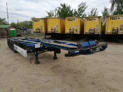 Krone SD. Раздвижной контейнеровоз 2009 г, 35 240 кг.