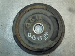 Шкив коленвала. Nissan: Bluebird Sylphy, Tino, Expert, Wingroad / AD Wagon, Avenir, Sunny, Primera, Almera, AD, Wingroad Двигатели: QG15DE, QG18DE, QG...