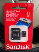MicroSD. 64 Гб, интерфейс microSD. Под заказ