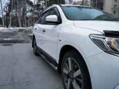 Пороги для автомобиля Nissan Pathfinder с 2014 г. в.