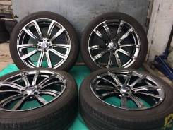 Шикарные RAYS Frusta + 245/45R19 Б/П по РФ отл. сост! DEEP!. 8.0x19 5x114.30 ET38 ЦО 73,0 мм.