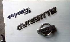 Эмблема багажника. Nissan Bluebird, QU14 Двигатель QG18DE