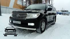 Защита бампера. Toyota Land Cruiser