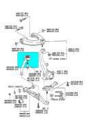 Сайлентблок подвески. Toyota: Cresta, Verossa, Origin, Mark II Wagon Blit, IS200, IS300, Progres, Crown, Altezza, Brevis, Crown Majesta, Mark II, Chas...