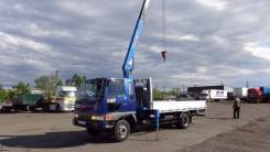 Hino Ranger. Продам бортовой грузовик с манипулятором HINO Ranger 1992 г. в. ОТС., 6 014 куб. см., 5 000 кг.
