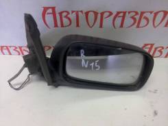 Зеркало заднего вида боковое. Nissan Almera, N15