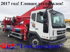 Horyong. Автовышка SKY 45SK на шасси Daewoo Novus 7тонн - 2016год!, 5 890 куб. см., 45 м.