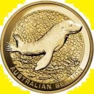 Австралия 1 доллар 2008 Sea Lion Морской Лев. Котик. Карточка