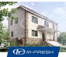M-fresh Spring day (Посмотрите сейчас проект двухэтажного дома! ). 100-200 кв. м., 2 этажа, 6 комнат, бетон
