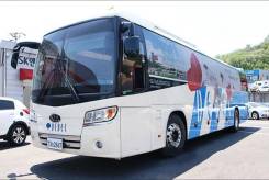 Kia Granbird. Туристический автобус 2011 г. в. без пробега по России, 12 700 куб. см., 47 мест. Под заказ